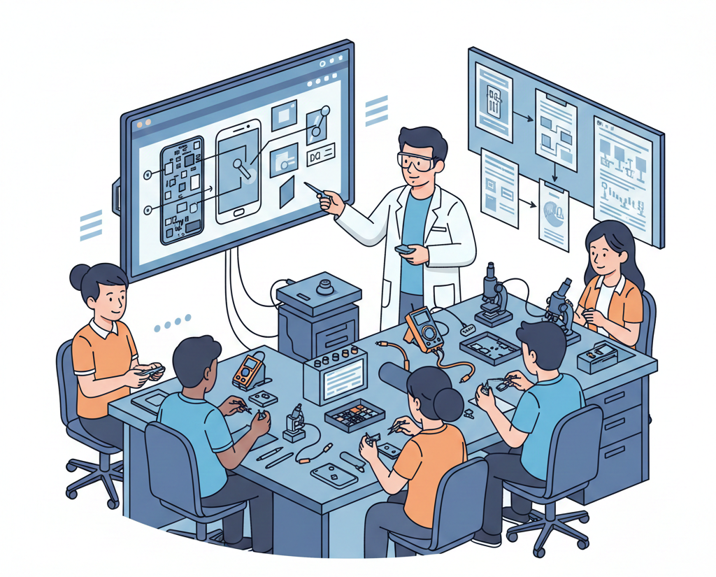 Teknisi Telepon Seluler Perangkat Keras