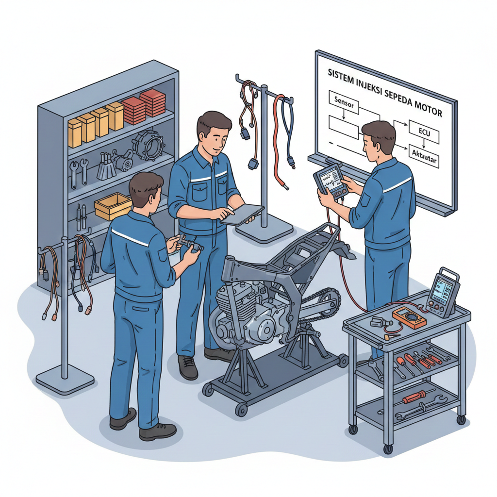 Servis Sepeda Motor Sistem Injeksi