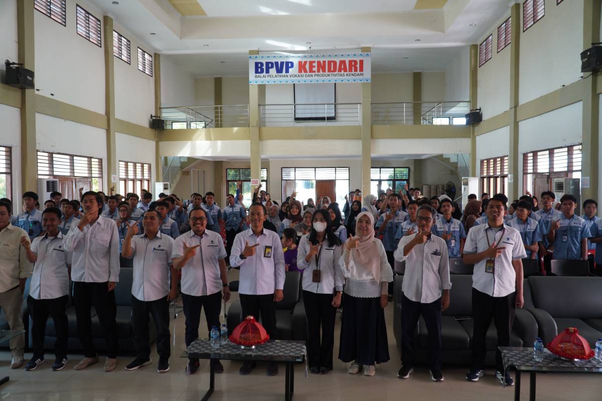 Kepala BPVP Kendari Resmi Buka Pelatihan Vokasi Nasional Batch 2